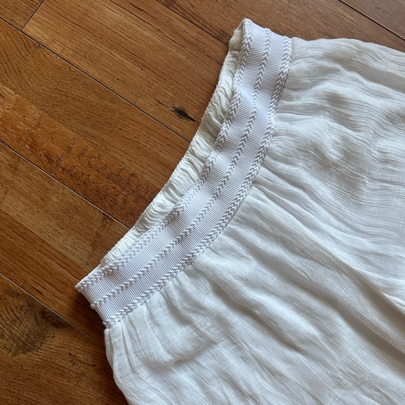 Wide leg flowy white pants - Picture 7 of 14